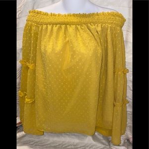 Off the shoulder flowy top